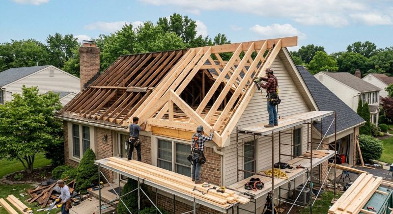 Roof Framing in Conroe, TX